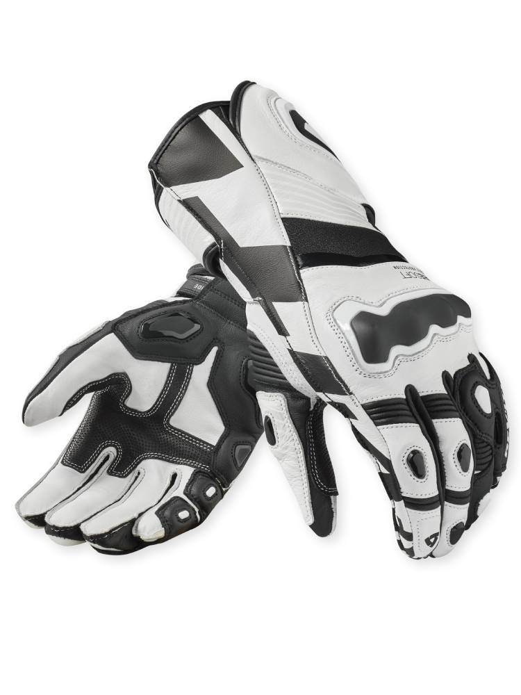 Rękawice motocyklowe REV’IT! Jerez 4 biało-czarne