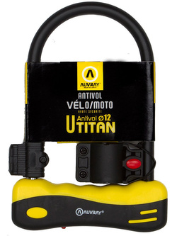 Zapięcie U-Lock AUVRAY U-TITAN 245 z uchwytem [165 x 245 mm]