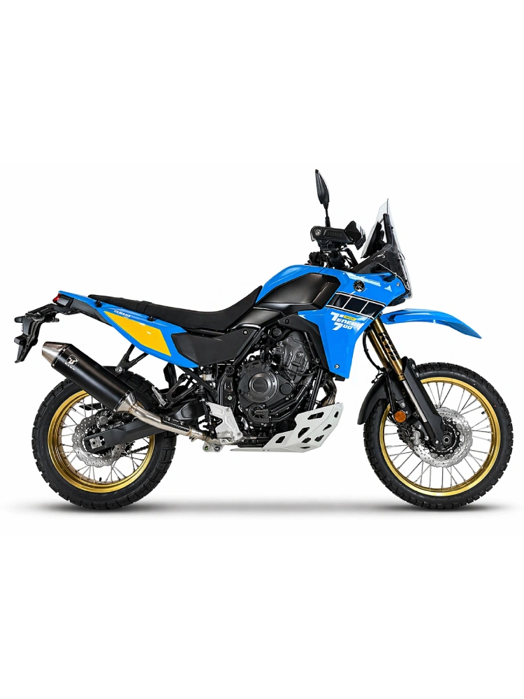 Tłumik motocyklowy IXRACE GOBI Yamaha Tenere 700 (25-) czarny, z homologacją