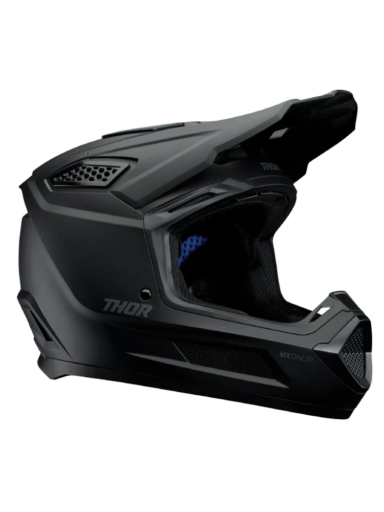 Kask enduro Thor Fleet Blackout czarny matowy