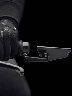 Lusterko Rizoma Cut-Edge prawe czarne 