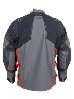 Kurtka motocyklowa tekstylna Klim Latitude szaro-czerwona