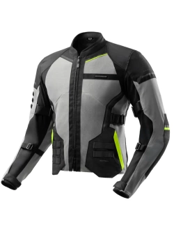 Kurtka motocyklowa tekstylna Rebelhorn Scandal 3 czarno-szara-fluo