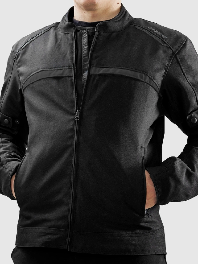 Kurtka motocyklowa tekstylna Ozone Neo czarna