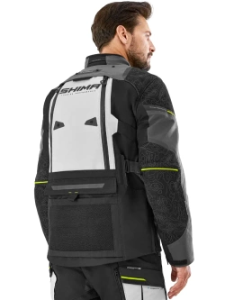 Kurtka motocyklowa tekstylna Shima Tracker szara