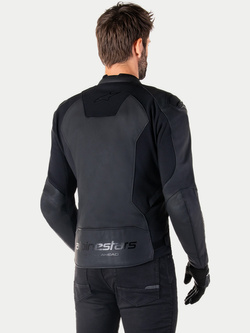 Kurtka motocyklowa skórzana Alpinestars Faster V3 czarna