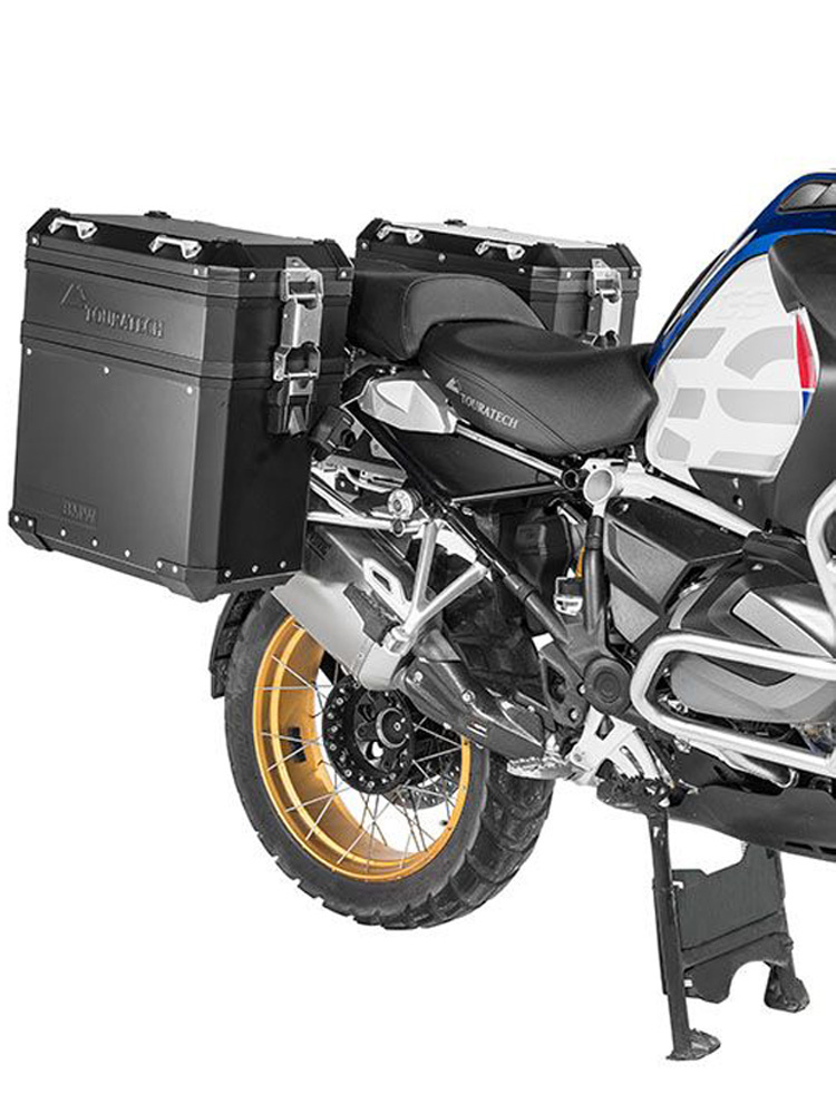 Podwyższenia kufrów Touratech Volume Booster do oryginalnych aluminiowych kufrów BMW (zestaw 2) czarne