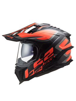 Kask integralny LS2 MX701 Explorer HPFC Alter czarno-pomarańczowy