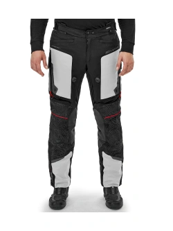 Spodnie motocyklowe tekstylne Shima Tracker czarno-jasnoszare