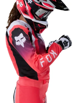 Bluza enduro damska Fox 180 Frame czarno-szaro-różowa