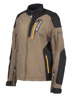 Kurtka enduro damska Klim Rebelle brązowo-czarna