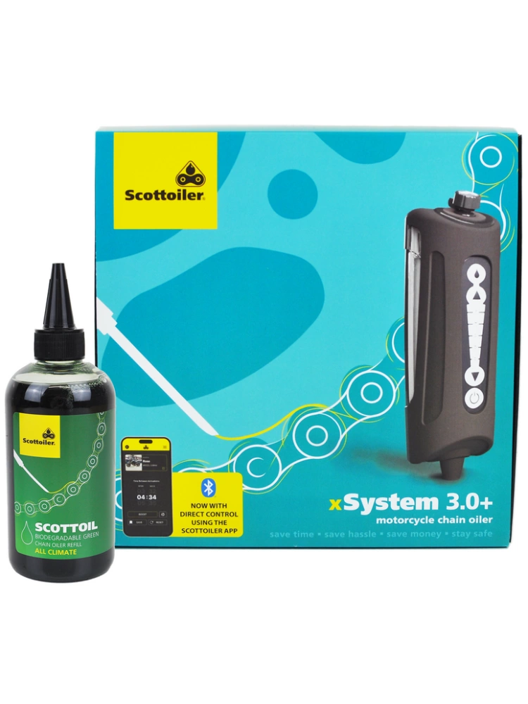 Olejarka automatyczna Scottoiler xSystem 3.0+ Bluetooth z olejem biodegradowalnym