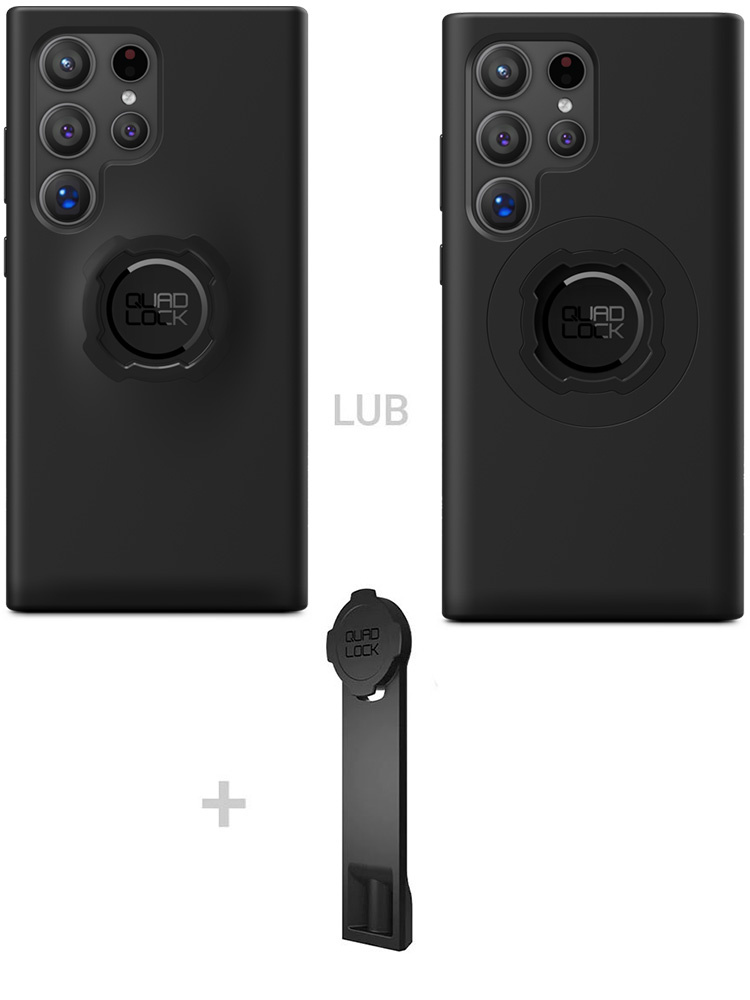 Zestaw: etui na telefon Samsung Galaxy S24 Ultra + adapter do statywu Quad Lock