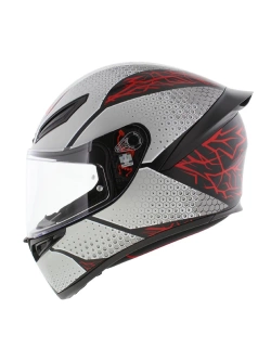 Kask integralny AGV K1 S Speedarmor czarno-szaro-czerwony matowy