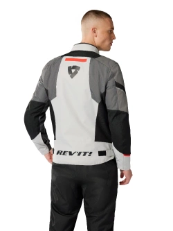 Kurtka motocyklowa tekstylna REV’IT! Undulate H2O szara