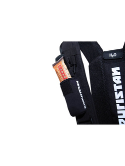 Saszetka Enduristan Energy Pack mocowana do szelek plecaka motocyklowego, czarna