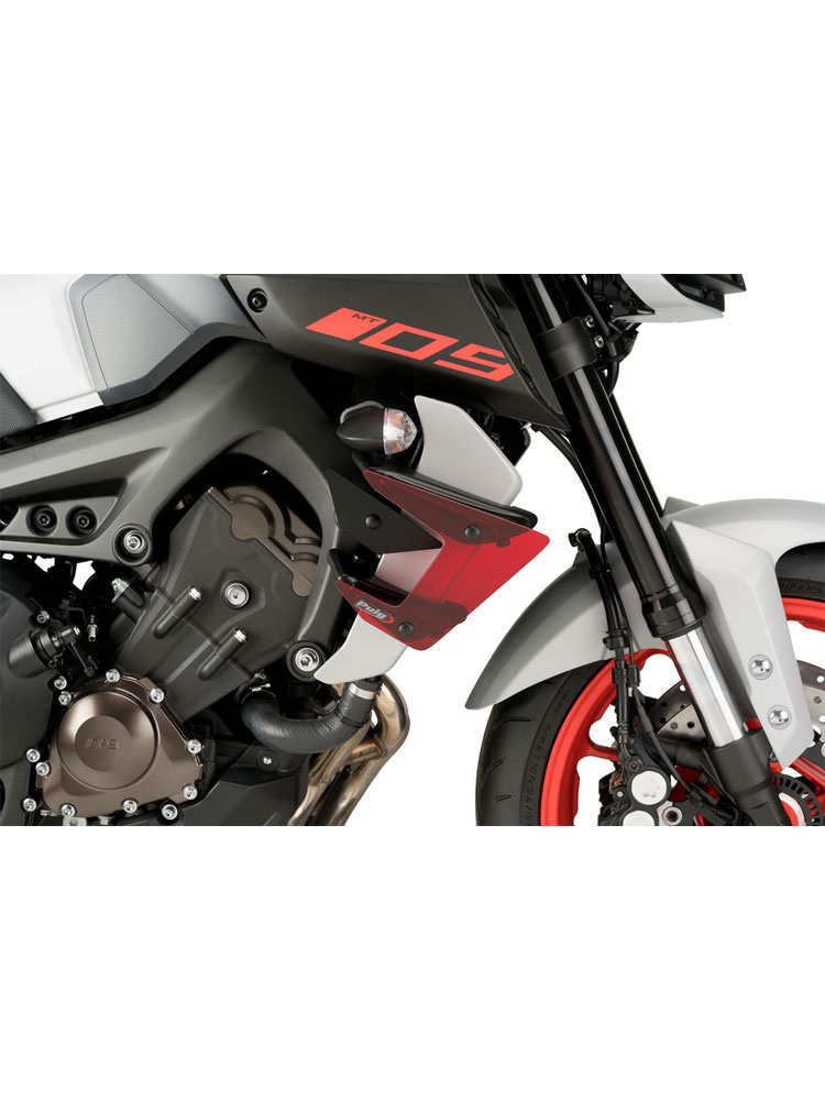 Boczne spoilery dociskowe Puig do Yamaha MT-09 (17-20), MT-09 SP (18-20) czerwone