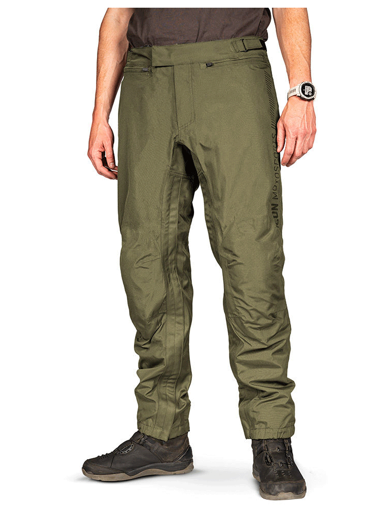 Spodnie motocyklowe tekstylne Icon PDX3 zielone
