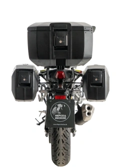 Zestaw: stelaż Smartrack z kufrem centralnym czarnym Hepco&Becker Xcore Honda CB 500 Hornet (24-)