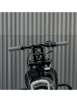 Manetki motocyklowe Biltwell Renegade TPV do kierownic o średnicy 25.4 [mm] szare