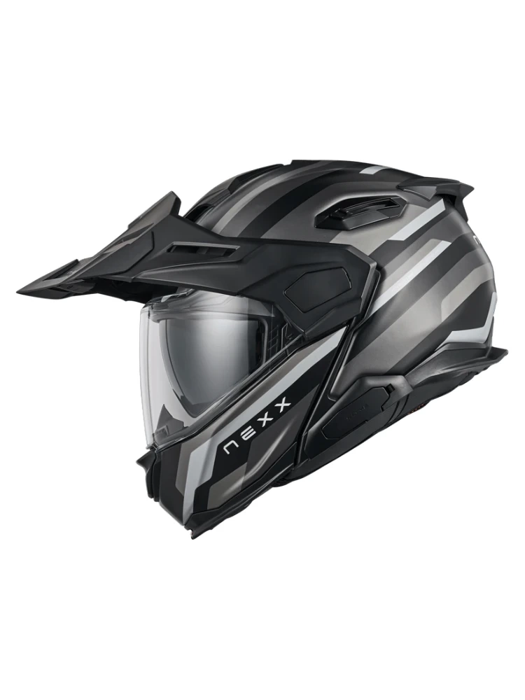 Kask adventure Nexx X.Lifecountry Westbound czarno-szary matowy