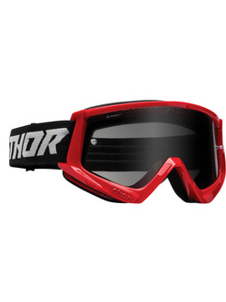 Gogle motocyklowe Thor Combat Racer Sand czerwono-szare