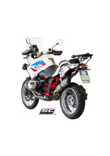 Tłumik SC-Project Oval Titanium + Carbon (SLIP ON) - BMW R 1200 GS [10-12]