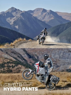 Spodnie motocyklowe Klim Adventure Rally szaro-brązowe