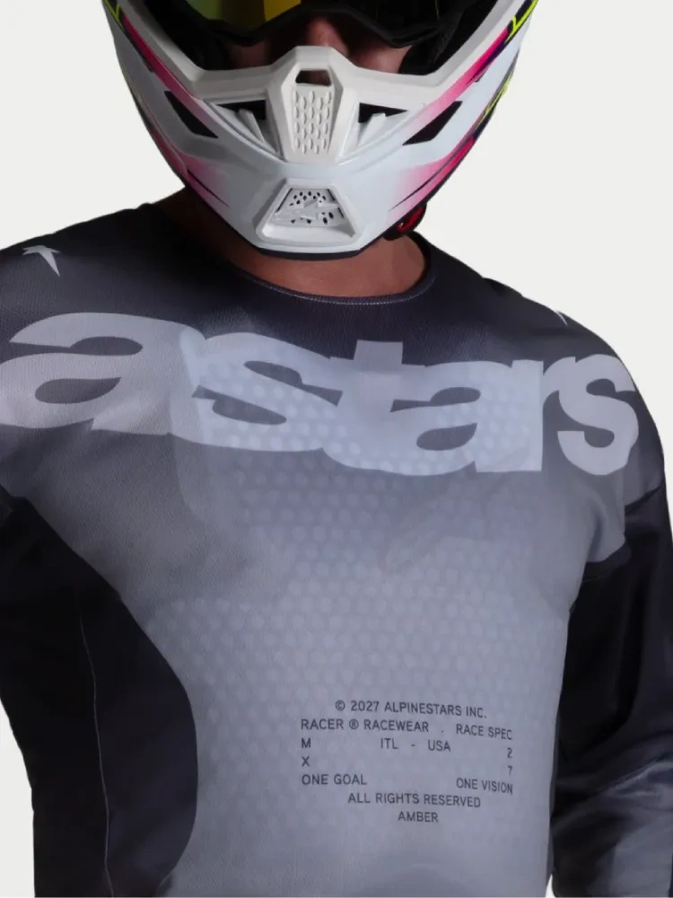 Bluza cross Alpinestars MX Racer Amber szara