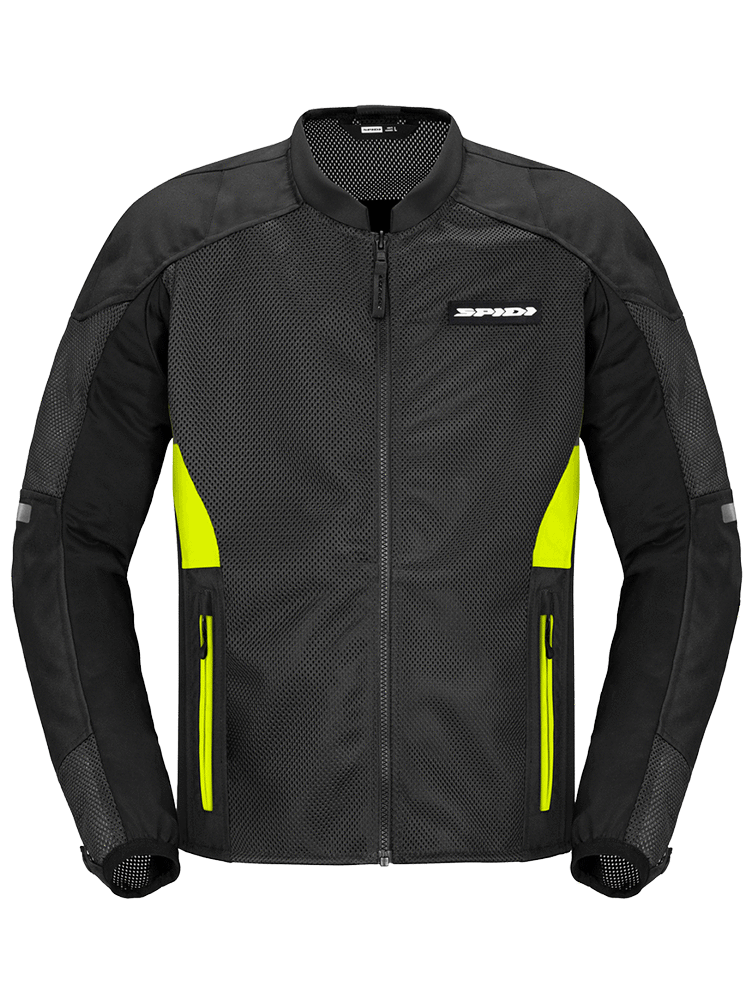 Kurtka motocyklowa tekstylna Spidi Super Net czarno-żółta