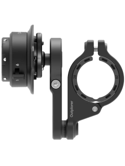 Uchwyt na telefon Outplorer QM02 Launch Pro mocowany na kierownicę, z regulacją i systemem amortyzacji