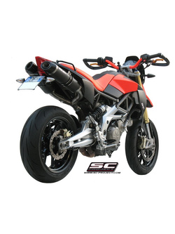 Tłumik Slip-on SC-Project [Owal] do Aprilia - SHIVER 750 [07-17]