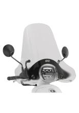 Szyba do skutera GIVI przezroczysta Yamaha D'elight 114 (13-16)/ Kymco Filly 50 (25-) [bez mocowania]