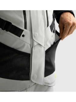 Kurtka motocyklowa tekstylna Rebelhorn Hardy 3.0 czarno-szaro-żółta