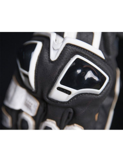 Rękawice motocyklowe Icon Hypersport Short czarno-białe