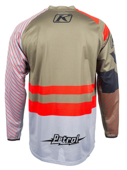 Bluza enduro Klim Petrol zielono-czerwona