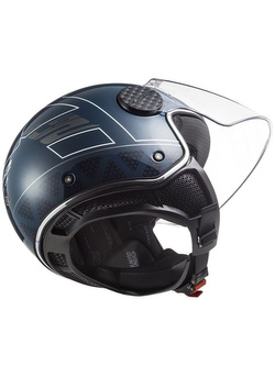 Kask otwarty LS2 OF558 Sphere Lux Linus niebieski