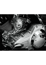Osłona sprzęgła wewnętrzna Kuryakyn Harley Davidson (wybrane modele) srebrna [jednoczęściowa]