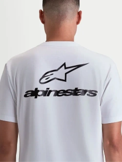 Koszulka z krótkim rękawem Alpinestars Combo Back CSF biała