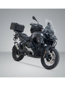 Zestaw: kufer centralny DUSC L + stelaż Adventure-rack SW-Motech BMW R 1300 GS (23-)/ Adventure (24-) [poj.: 41, do oryginalnego mocowania kufra górnego BMW]