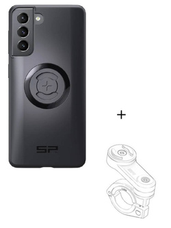 Zestaw na motocykl: etui SPC+ na telefon Samsung Galaxy S21 + mocowanie SP Connect