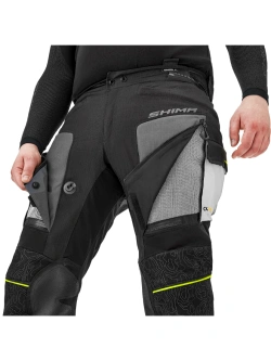 Spodnie motocyklowe tekstylne Shima Tracker czarno-szare