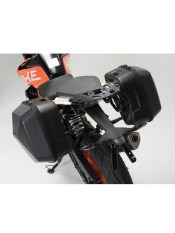 Zestaw: kufry boczne plastikowe + stelaże URBAN ABS SW-MOTECH KTM 125/390 Duke [17-] [pojemność: 2 x 16,5l]