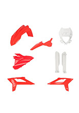 Pełny zestaw plastików Acerbis wybrane modele Beta biało-czerwony