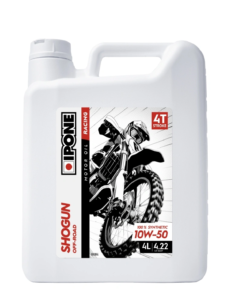 Olej silnikowy IPONE Shogun 4T Off Road 10W50 100% syntetyk [poj.: 4l]