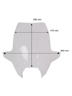 Szyba motocyklowa WRS Touring BMW R 1300 RT (25-) przyciemniana