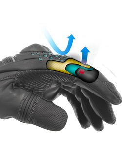 Rękawice motocyklowe Büse ST Match czarne