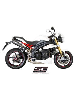 Tłumiki stożkowe carbon Slip-on SC-Project do Triumph SPEED TRIPLE 1050 [11-15]