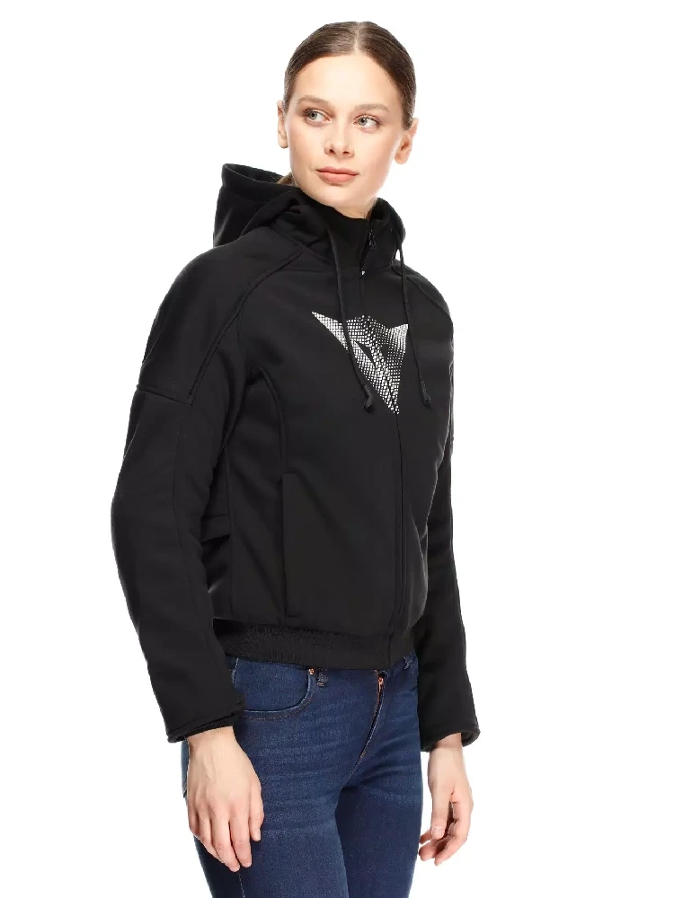 Bluza motocyklowa damska Dainese Daemon-X Safety czarna