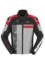 Kurtka motocyklowa tekstylna Spidi Progressive Net WindOut czarno-szaro-czerwona